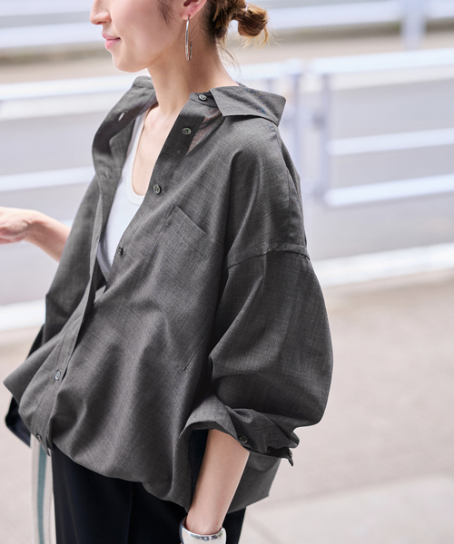 FRAMeWORK レディースシャツ FRAMeWORK ブラウス シャツ シアートロドロストレギュラーシャツ