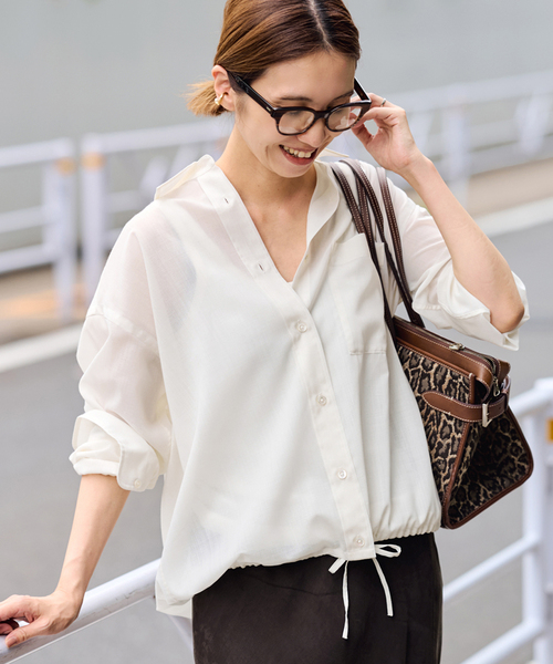 FRAMeWORK レディースシャツ FRAMeWORK ブラウス シャツ シアートロドロストレギュラーシャツ