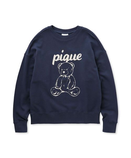 パジャマ ルームウェア 「UNISEX」裏毛ワンポイントプルオーバー レディース | gelato pique | 02