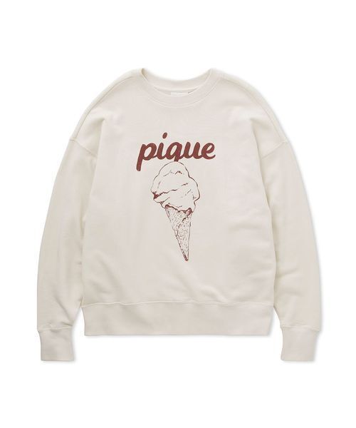 パジャマ ルームウェア 「UNISEX」裏毛ワンポイントプルオーバー レディース | gelato pique