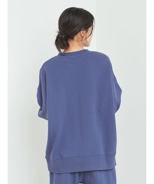 パジャマ ルームウェア 「UNISEX」裏毛ワンポイントプルオーバー レディース | gelato pique | 05