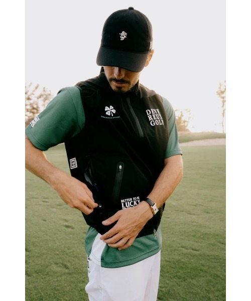 DEVEREUX GOLF uvカット ベスト ジレ FANペルチェVEST メンズ