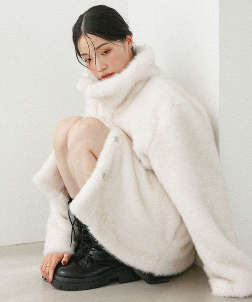 Heather ヘザー　ファーコート Heather（ヘザー） ムートンコート ボアコート 「今季No.1！大注目の愛