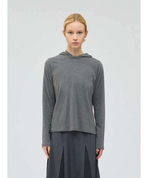 mizuiroind（ミズイロインド） tシャツ スリーレイヤードフード付き