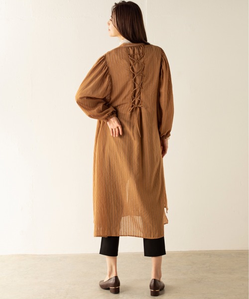 「MILLION CARATS」 長袖ブラウス FREE ベージュ レディース_画像8