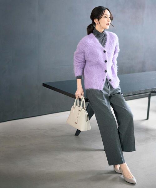 UNTITLED（アンタイトル） カーディガン 「ゆったり」アルパカ混