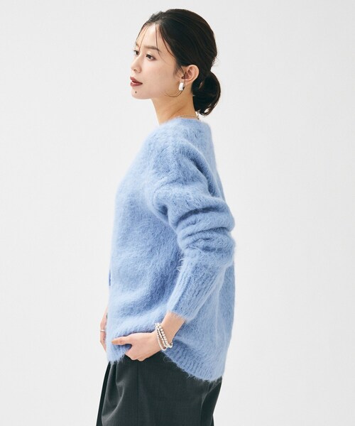 UNTITLED（アンタイトル） カーディガン 「ゆったり/モヘヤニット