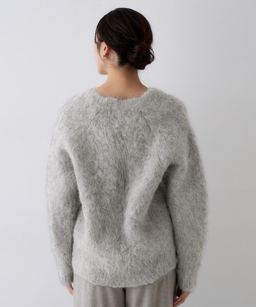 UNTITLED（アンタイトル） カーディガン 「ゆったり」アルパカ混