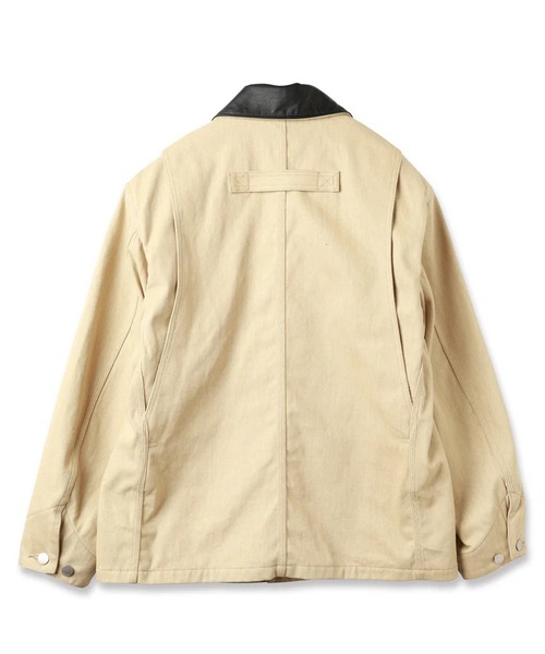 カバーオール 「JieDa」LEATHER COLLAR FADE COVERALL メンズの画像