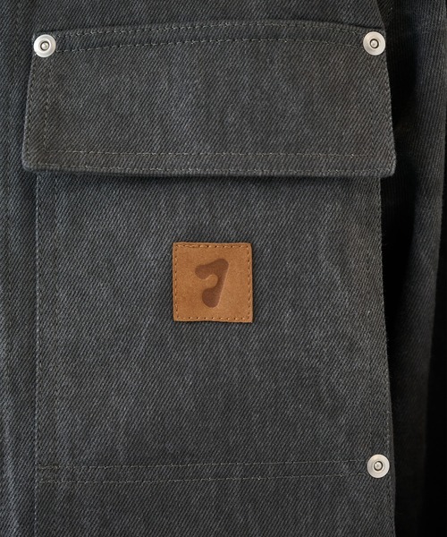 カバーオール 「JieDa」LEATHER COLLAR FADE COVERALL メンズの画像