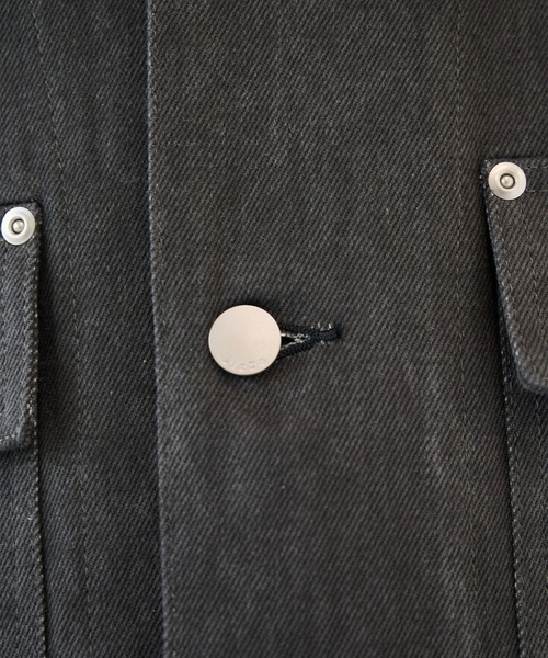 カバーオール 「JieDa」LEATHER COLLAR FADE COVERALL メンズの画像