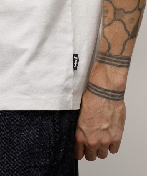 「schott」 半袖Tシャツ M ブラウン系その他 メンズ_画像9