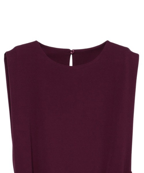 「anuans」 ノースリーブワンピース FREE ブラック レディース_画像8