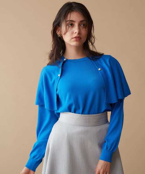 「TIARA」 長袖ニット FREE ブラウン レディース_画像5