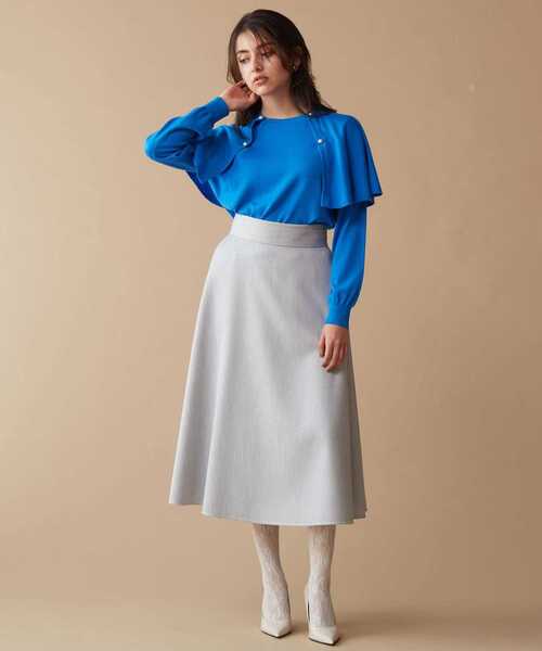 「TIARA」 長袖ニット FREE ブラウン レディース_画像8