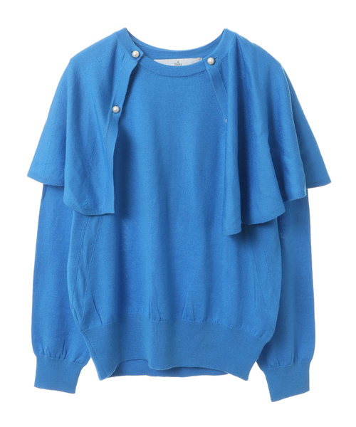 「TIARA」 長袖ニット FREE ブラウン レディース_画像10