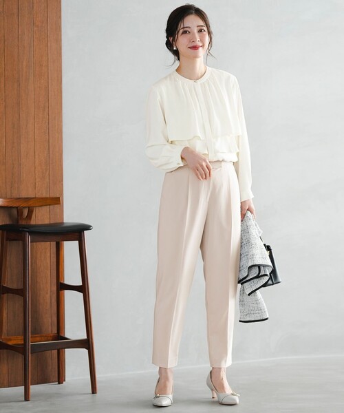 ANY SIS（エニィスィス） ブラウス シャツ ノーブルジョーゼット