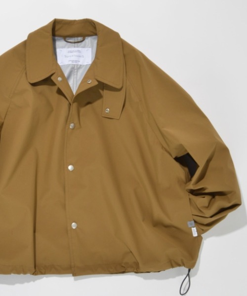 「SUPERTHANKS」 ステンカラーコート S ベージュ メンズ_画像9