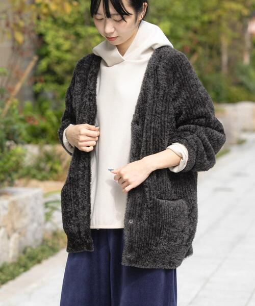 EKAL（エカル） カーディガン OCTAカーディガンジャケット レディース