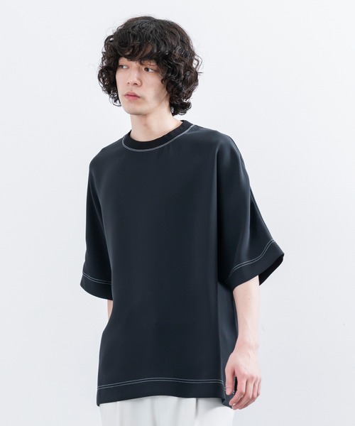 「JUNRED」 半袖Tシャツ S ライトグレー メンズ_画像2