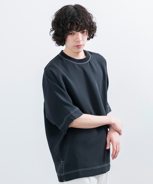 「JUNRED」 半袖Tシャツ S ライトグレー メンズ_画像3