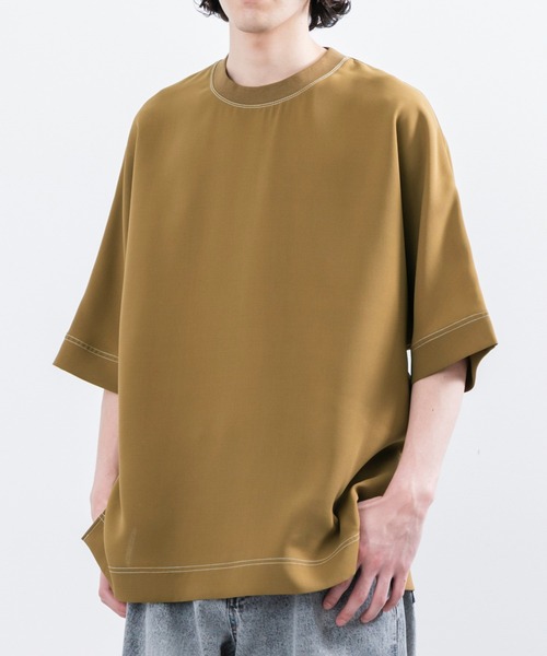 「JUNRED」 半袖Tシャツ S ライトグレー メンズ_画像6