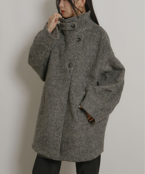 palm RICHE（ポームリシュ） ステンカラーコート コート ミックス