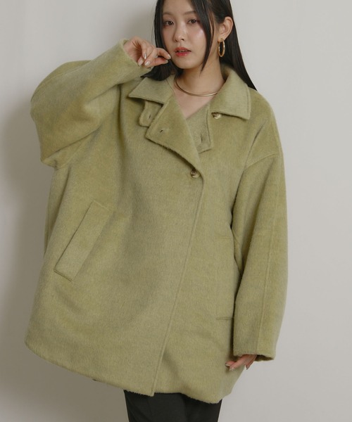 palm RICHE（ポームリシュ） ステンカラーコート コート ミックス