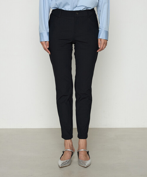 「COMME CA」 パンツ 9号 ブラック レディース_画像4