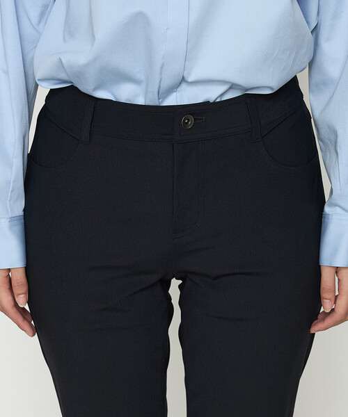 「COMME CA」 パンツ 9号 ブラック レディース_画像7