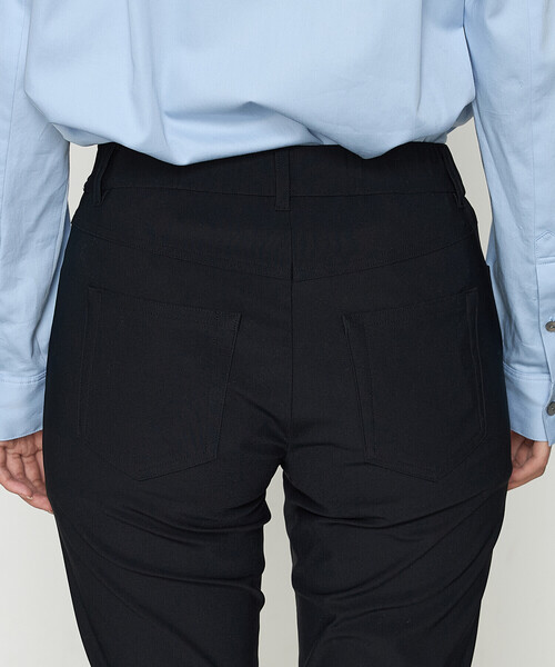 「COMME CA」 パンツ 9号 ブラック レディース_画像8