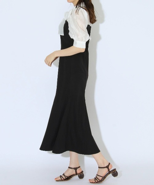 「WILLSELECTION」 半袖ワンピース MEDIUM ブルー レディース_画像2