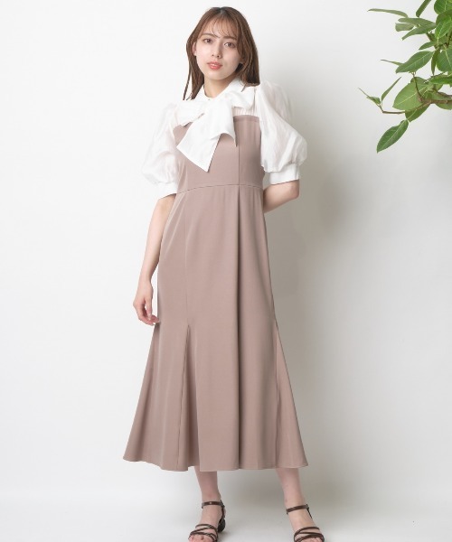 「WILLSELECTION」 半袖ワンピース MEDIUM ブルー レディース_画像8
