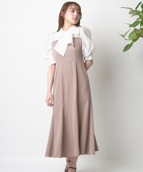 「WILLSELECTION」 半袖ワンピース MEDIUM ブルー レディース_画像9