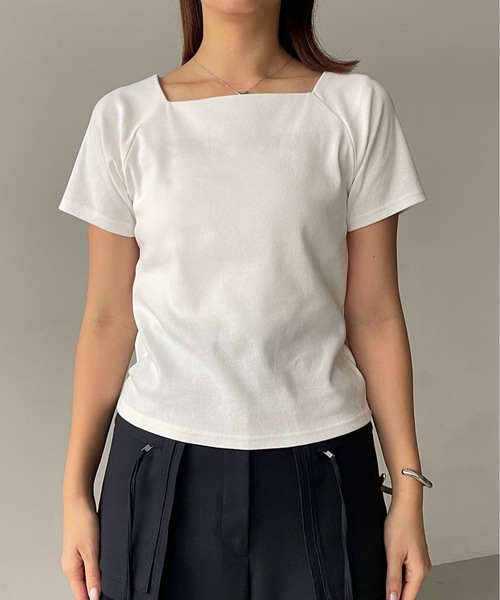 「CAPRICIEUX LE'MAGE」 半袖Tシャツ FREE ブラック レディース_画像2