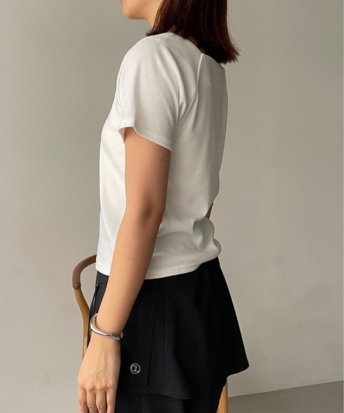「CAPRICIEUX LE'MAGE」 半袖Tシャツ FREE ブラック レディース_画像3