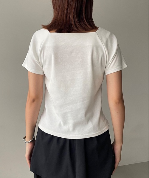 「CAPRICIEUX LE'MAGE」 半袖Tシャツ FREE ブラック レディース_画像4
