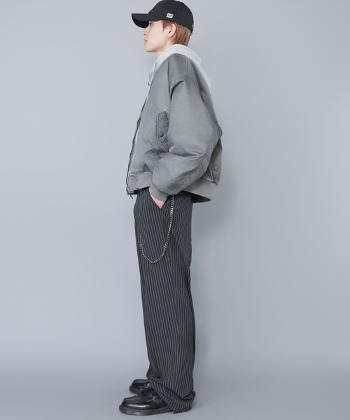 SPINNS（スピンズ） ma1 ma-1 短丈MA-1ブルゾン/ヴィンテージライク