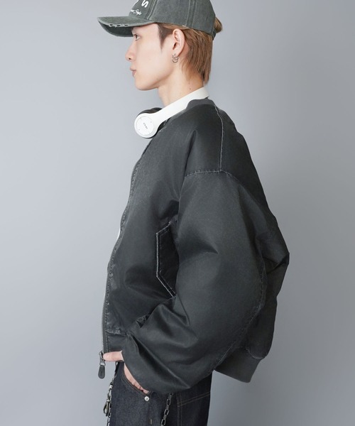 SPINNS（スピンズ） ma1 ma-1 短丈MA-1ブルゾン/ヴィンテージライク