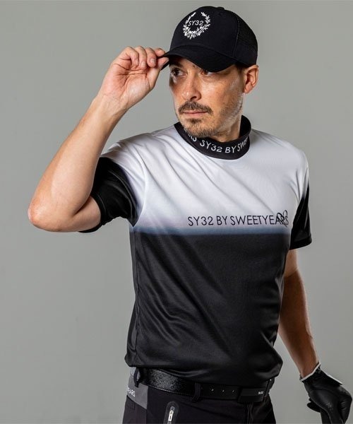 「SY32 by SWEET YEARS」 半袖Tシャツ X-LARGE イエロー メンズ_画像3