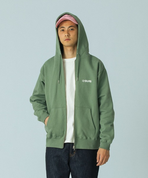 【美品】SILAS LOGO TRACK JACKET（グリーン） Lサイズ SILAS（サイラス） ジャージ 「UK COLLECTION」LOGO TRACK JACKET