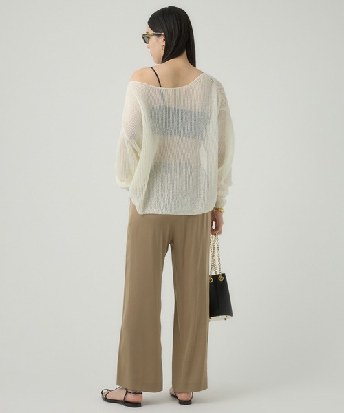 「Chaos」 長袖ニット FREE サックスブルー レディース_画像7