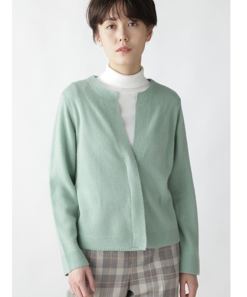 「human woman」 長袖ニット MEDIUM ピンク レディース_画像2