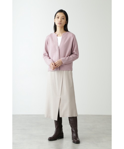 「human woman」 長袖ニット MEDIUM ピンク レディース_画像4