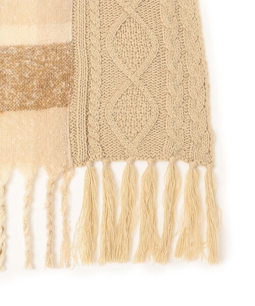 「SHIPS」 ストール ONE SIZE ライトグレー レディース_画像6