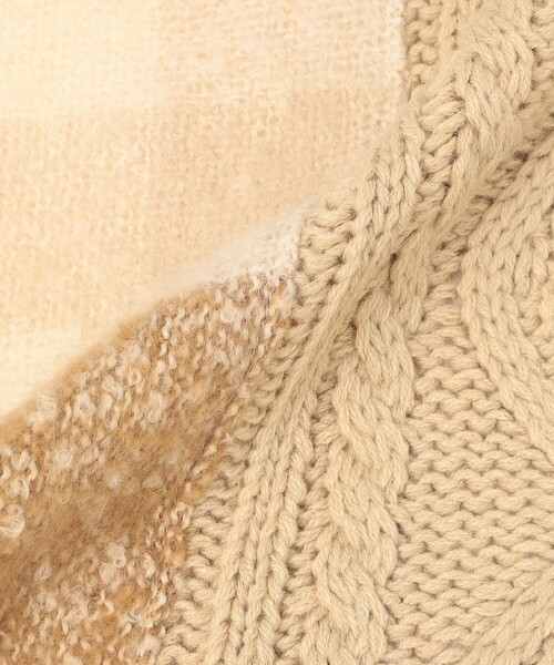 「SHIPS」 ストール ONE SIZE ライトグレー レディース_画像8