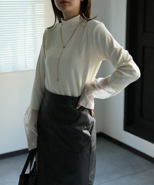 「sakishimatokyo」 長袖カットソー FREE チャコールグレー レディース_画像4