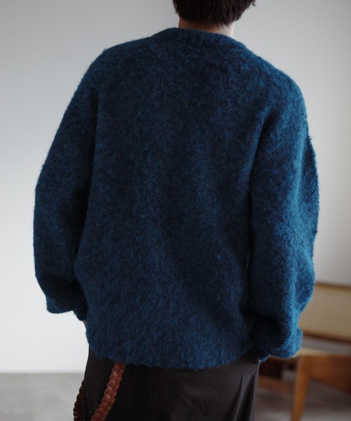 「epnok」 長袖ニット MEDIUM ブルー メンズ_画像3