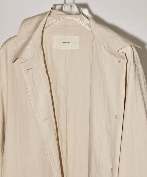 TODAYFUL」 ステンカラーコート 36 ベージュ レディース 「TODAYFUL
