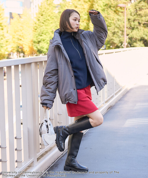 FREAK'S STORE（フリークスストア） スカート カレッジロゴ フリース